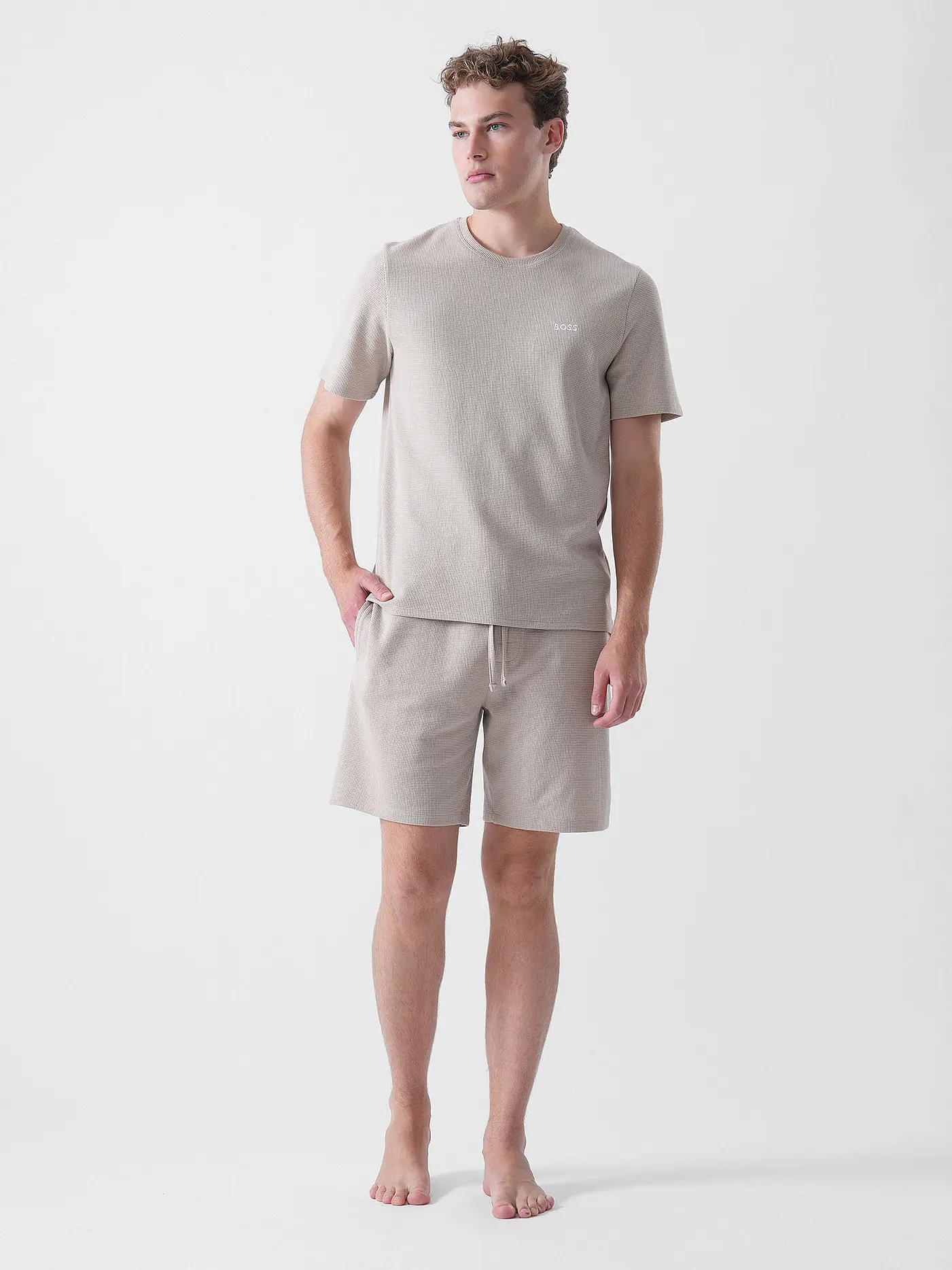 BOSS | Loungewear T-Shirt | beige